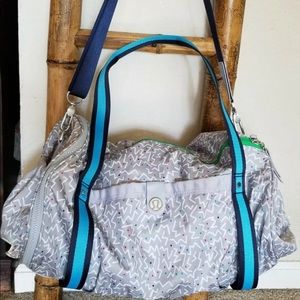 Lululemon High Mileage Seawheeze Duffle Gym Bag